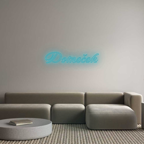 Neon na míru: Domeček
