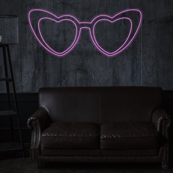 LED Neon 'Brýle'