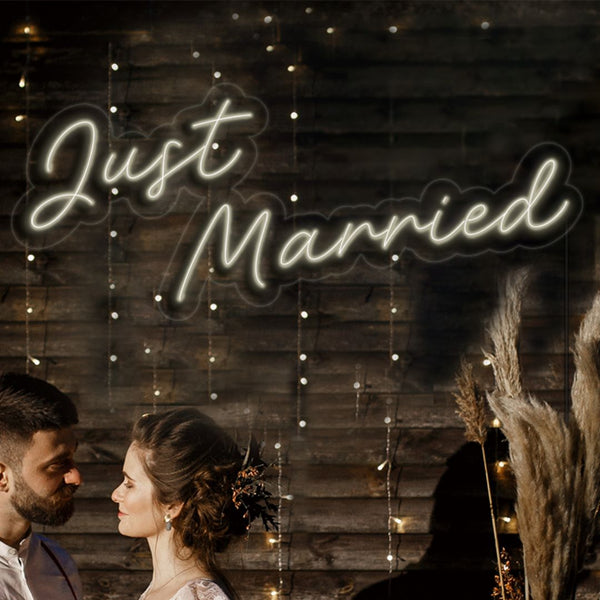 LED Neon 'Just married'