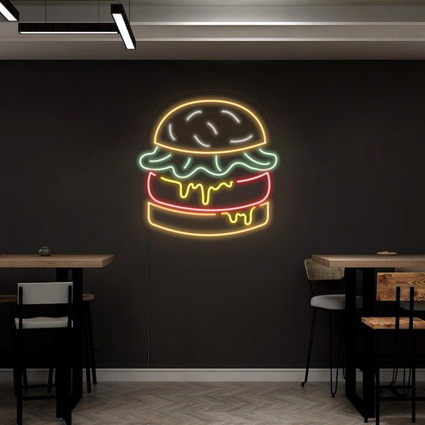 LED Neon 'CHEESEBURGER'