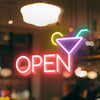 LED Neon -  Bar drink 'Open'