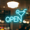 LED Neon -  Bar drink 'Open'