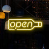 LED Neon - Drink wine 'Open'