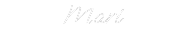 Neon na míru: Mari